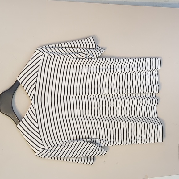 Chico's Travelers Striped Blouse Size 2 (xl) - Picture 4 of 6